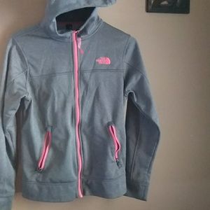North Face girls zipper hoodie size extra large/18